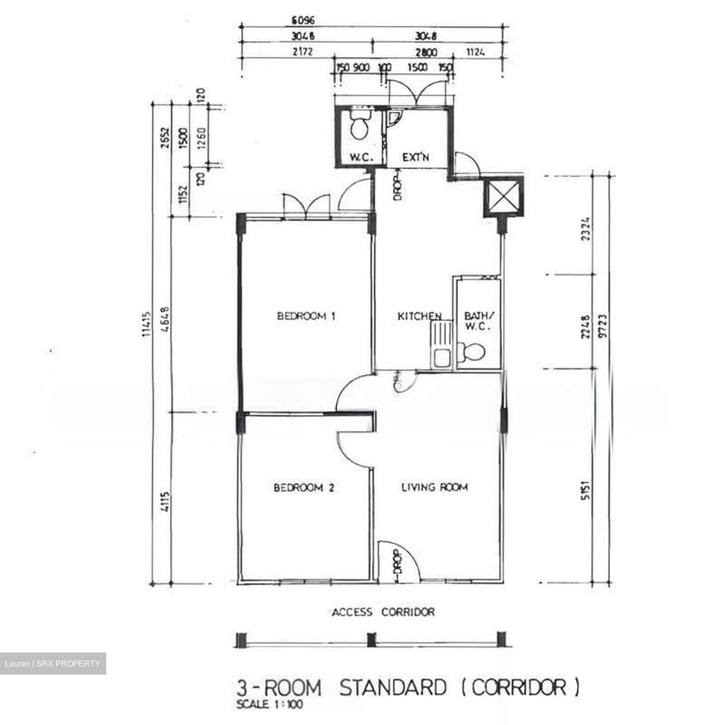 Blk 98 Crescent View (Queenstown), HDB 3 Rooms #576269601
